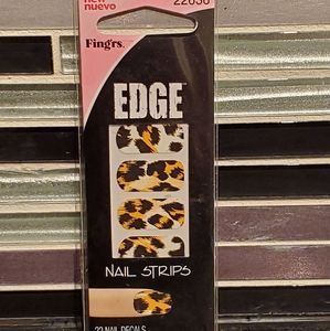 Press On Cheetah Nail Decals